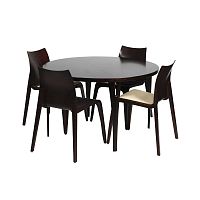 Contemporary table STILLETwoodenoakwalnut
