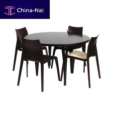 Contemporary table STILLETwoodenoakwalnut