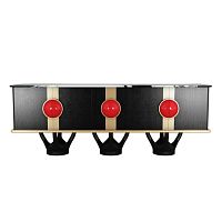 Organic design sideboard MARINOlacquered woodpolished stainless steelmarble