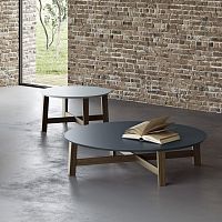 Contemporary coffee table EVANMDFstoneoak base