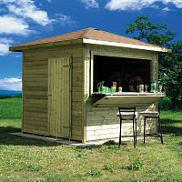 Wooden garden shed MALAGAcontemporaryhome