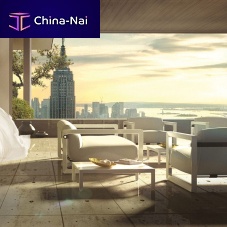 Contemporary nesting tables SACCUacrylicstainless steel baselacquered aluminum base