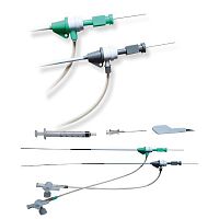 Radial access sheath femoralwith hemostatic valve