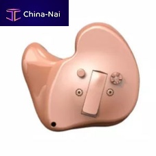 ITE hearing aid brown