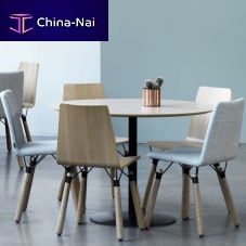 Contemporary table STAYmetalmetal baseround