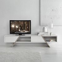 Contemporary TV cabinet Raylowboardwith storagelacquered MDF