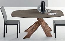 Contemporary table MOwoodenovalextending