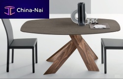 Contemporary table MOwoodenovalextending