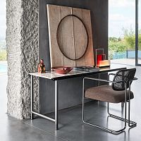 Free-standing desk Ikocontemporarymarblestraight