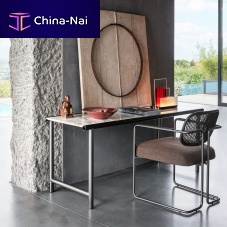 Free-standing desk Ikocontemporarymarblestraight