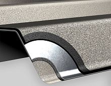 Aluminum roofing metal lookthermo-acousticinsulating