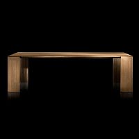 Contemporary table LYmetalstonesolid wood