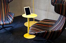 Contemporary side table NOMADmetalroundtablet