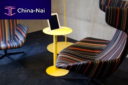 Contemporary side table NOMADmetalroundtablet