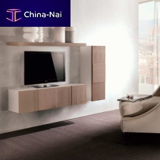 Contemporary TV wall unit PENSILI SOSPESIwooden