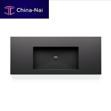 Integrated washbasin MICHELANGELOlaminatewith counter1-hole