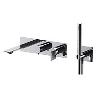 Bathtub mixer tap STELLAR ANR710D2wall-mountedbuilt-inbrass