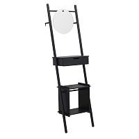 Contemporary entryway cabinet 1018wall-mountedbeechwith mirror