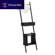 Contemporary entryway cabinet 1018wall-mountedbeechwith mirror