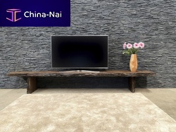 Traditional TV cabinet PATRICElowboardexotic woodbrown