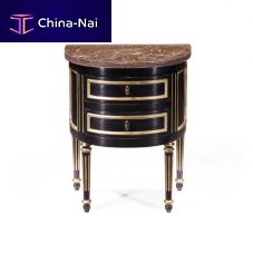 Louis XVI bedside table PICARDoakcherrywoodmahogany