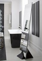 Free-standing bathroom mirror HAUTE COUTUREcontemporaryrectangular