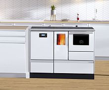 Pellet heating stove ALFA TERM 20 PELLET10 kW...20 kWcontemporarysheet metal