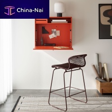 Contemporary secretary desk STUDIOlacquered MDFwith storagewall-mounted
