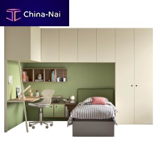 Corner wardrobe wall-mountedcontemporarywith swing doors