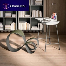 Contemporary coffee table FLIPPERmelaminemetal baserectangular