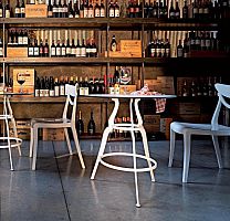 Contemporary table BISTRHPLroundfor restaurant