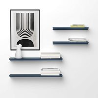 Wall-mounted shelf ALA contemporarysteelwhite