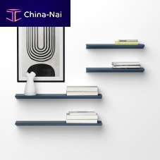 Wall-mounted shelf ALA contemporarysteelwhite