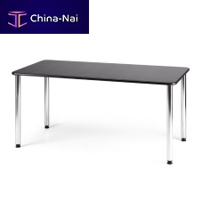 Contemporary dining table LAMYmetalMDFbeech