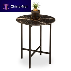 Contemporary coffee table VANTAGEmetalmarblemetal base
