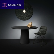 Contemporary dining table Container woodenplastic baseround