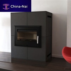 Wood-burning fireplace LAGO LANDSCAPEfree-standingfree-standingSingle-sided