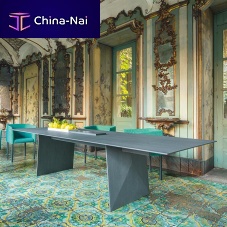 Contemporary table KANJIwoodenrectangular