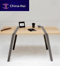 Contemporary table PI01metalmetal baserectangular