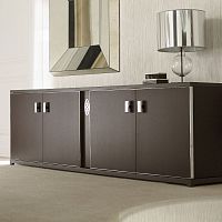 Contemporary sideboard CALLIOPEwoodenblackbrown
