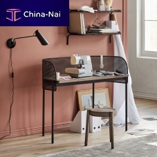 Contemporary table SHELTERsteelsteel basehalf moon