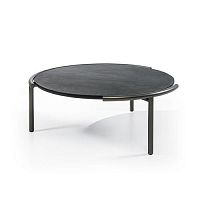 Contemporary coffee table Cloudglassmetal baserectangular