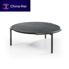 Contemporary coffee table Cloudglassmetal baserectangular