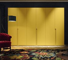 Modular wardrobe HALF 200contemporarylacquered woodwith swing doors
