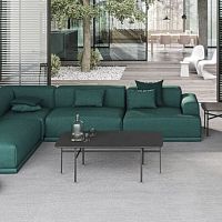 Contemporary coffee table #244oakwalnutceramic