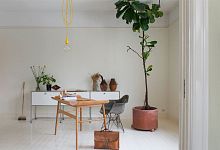 Contemporary table ALTOoakrectangular
