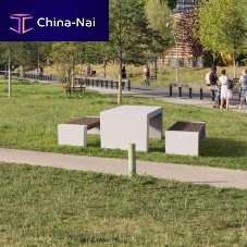 Contemporary table ERACLEAengineered stoneengineered stone baserectangular