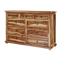 Contemporary chest of drawers VERMONTsolid woodrosewoodhandmade
