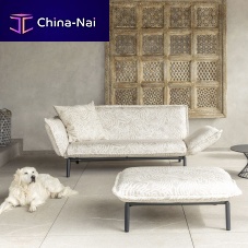 Modular sofa Lunacontemporaryoutdoorwater-resistant fabric