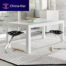 Contemporary table QUADERNA 2600laminateplasticplastic base